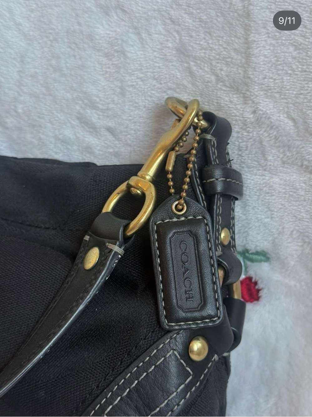 vintage coach mini carly in black - Picture 9 of 11